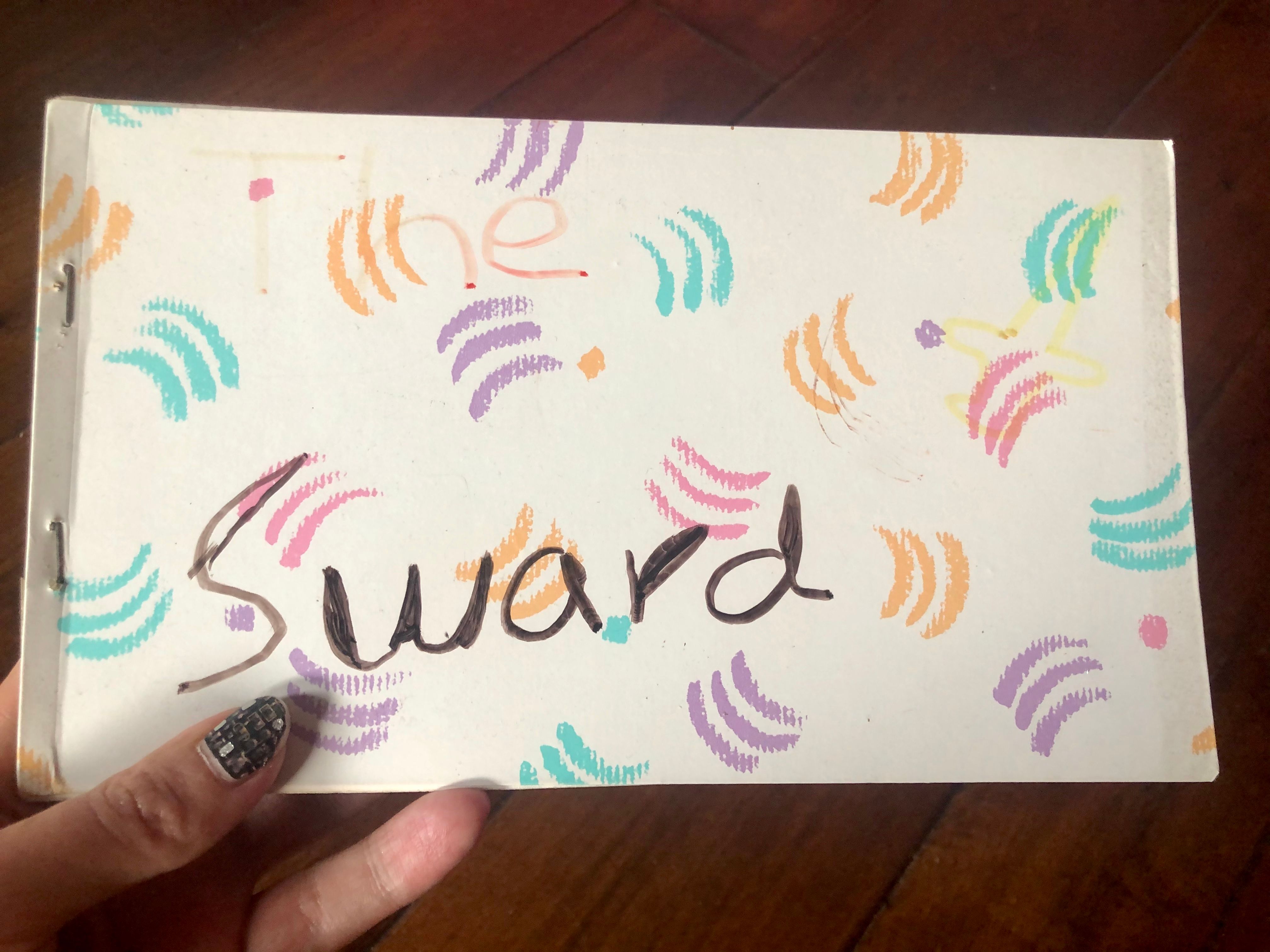 Hand-made book called The Sward
