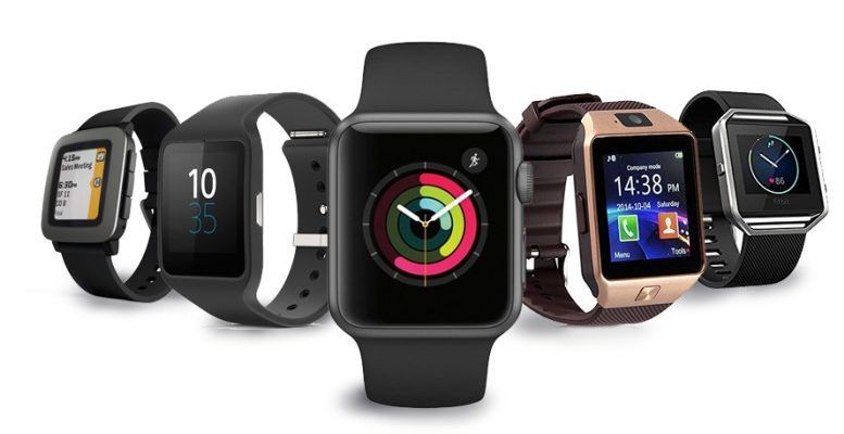 Lineup of smart watches